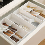 Maxbell Cutlery Tray Expandable Kitchen Utensil Storage Tray for Cafe Utensils Forks