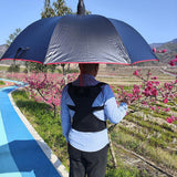 Maxbell Wearable Umbrella Holder Comfortable Hands Free for Travel Outdoor Gardening
