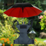 Maxbell Wearable Umbrella Holder Comfortable Hands Free for Travel Outdoor Gardening