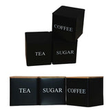 Maxbell Kitchen Canisters Set of 3 Practical Decorative Jars for Cookies Spice Party