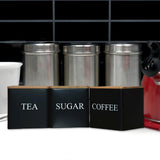 Maxbell Kitchen Canisters Set of 3 Practical Decorative Jars for Cookies Spice Party