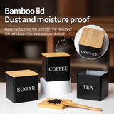 Maxbell Kitchen Canisters Set of 3 Practical Decorative Jars for Cookies Spice Party