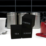 Maxbell Kitchen Canisters Set Elegant Lightweight Decor Jars for Flour Spice Cookies