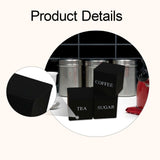 Maxbell Kitchen Canisters Set Elegant Lightweight Decor Jars for Flour Spice Cookies