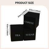 Maxbell Kitchen Canisters Set Elegant Lightweight Decor Jars for Flour Spice Cookies