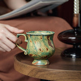 Maxbell Ceramic Mug Decorative with Large Handle for Home Office Gift Coffee Tea Cup