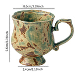 Maxbell Ceramic Mug Decorative with Large Handle for Home Office Gift Coffee Tea Cup