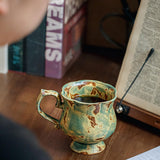Maxbell Ceramic Mug Decorative with Large Handle for Home Office Gift Coffee Tea Cup