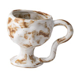 Maxbell Ceramic Coffee Mug Modern High Feet 150ml Ceramic Mug for Home Office Adults