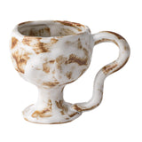 Maxbell Ceramic Coffee Mug Modern High Feet 150ml Ceramic Mug for Home Office Adults