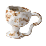 Maxbell Ceramic Coffee Mug Modern High Feet 150ml Ceramic Mug for Home Office Adults