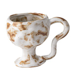 Maxbell Ceramic Coffee Mug Modern High Feet 150ml Ceramic Mug for Home Office Adults