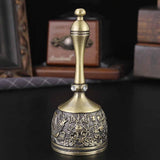 Maxbell Hand Cranked Bell Modern Collectible Lunch Bells for Party Classroom Meeting Type A