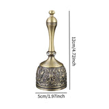 Maxbell Hand Cranked Bell Modern Collectible Lunch Bells for Party Classroom Meeting Type A