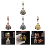 Maxbell Hand Cranked Bell Modern Collectible Lunch Bells for Party Classroom Meeting Type A