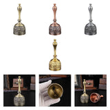 Maxbell Hand Cranked Bell Modern Collectible Lunch Bells for Party Classroom Meeting Type A