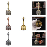 Maxbell Hand Cranked Bell Modern Collectible Lunch Bells for Party Classroom Meeting Type A