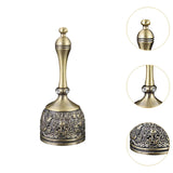 Maxbell Hand Cranked Bell Modern Collectible Lunch Bells for Party Classroom Meeting Type A
