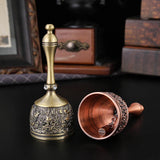 Maxbell Hand Cranked Bell Modern Collectible Lunch Bells for Party Classroom Meeting Type A