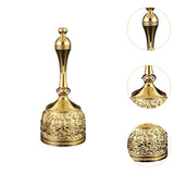 Maxbell Hand Cranked Bell Modern Collectible Lunch Bells for Party Classroom Meeting Type D