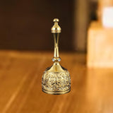 Maxbell Hand Cranked Bell Modern Collectible Lunch Bells for Party Classroom Meeting Type D