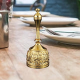 Maxbell Hand Cranked Bell Modern Collectible Lunch Bells for Party Classroom Meeting Type D