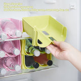 Maxbell 2x Bottle Holder Fridge Organizer Bottle Rack for Fridge Refrigerator Pantry