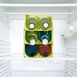 Maxbell 2x Bottle Holder Fridge Organizer Bottle Rack for Fridge Refrigerator Pantry