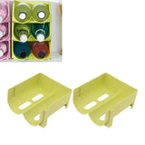 Maxbell 2x Bottle Holder Fridge Organizer Bottle Rack for Fridge Refrigerator Pantry