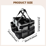 Maxbell Cleaning Tool Organizer Cleaners Multipurpose Portable Cleaning Supplies Bag Gray
