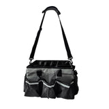Maxbell Cleaning Tool Organizer Cleaners Multipurpose Portable Cleaning Supplies Bag Gray