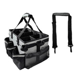 Maxbell Cleaning Tool Organizer Cleaners Multipurpose Portable Cleaning Supplies Bag Gray