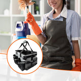 Maxbell Cleaning Tool Organizer Cleaners Multipurpose Portable Cleaning Supplies Bag Gray
