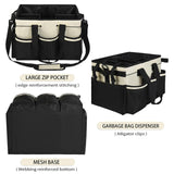 Maxbell Cleaning Tool Organizer Cleaners Multipurpose Portable Cleaning Supplies Bag White