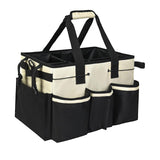 Maxbell Cleaning Tool Organizer Cleaners Multipurpose Portable Cleaning Supplies Bag White