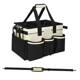 Maxbell Cleaning Tool Organizer Cleaners Multipurpose Portable Cleaning Supplies Bag White