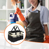 Maxbell Cleaning Tool Organizer Cleaners Multipurpose Portable Cleaning Supplies Bag White