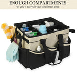 Maxbell Cleaning Tool Organizer Cleaners Multipurpose Portable Cleaning Supplies Bag White