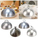 Maxbell Burger Cover Practical Cheese Melting Dome for Sandwiches Cheeseburger Steak Style A