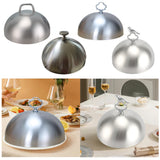 Maxbell Burger Cover Practical Cheese Melting Dome for Sandwiches Cheeseburger Steak Style A