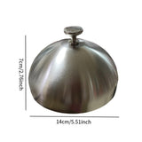 Maxbell Burger Cover Practical Cheese Melting Dome for Sandwiches Cheeseburger Steak Style C