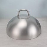 Maxbell Burger Cover Practical Cheese Melting Dome for Sandwiches Cheeseburger Steak Style D