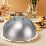 Maxbell Burger Cover Practical Cheese Melting Dome for Sandwiches Cheeseburger Steak Style D