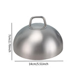 Maxbell Burger Cover Practical Cheese Melting Dome for Sandwiches Cheeseburger Steak Style D