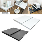 Maxbell Microwave Stand Office Pot Rack Spice Stand Kitchen Appliance Storage Holder white