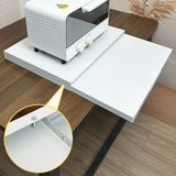 Maxbell Microwave Stand Office Pot Rack Spice Stand Kitchen Appliance Storage Holder white