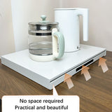 Maxbell Microwave Stand Office Pot Rack Spice Stand Kitchen Appliance Storage Holder white