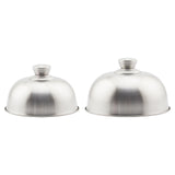 Maxbell Melting Dome Burger Cover Flat Top Griddle Lid for Picnic Steak Dinner Party 17.4x7.2cm