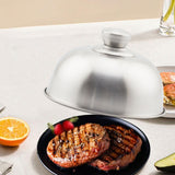Maxbell Melting Dome Burger Cover Flat Top Griddle Lid for Picnic Steak Dinner Party 17.4x7.2cm