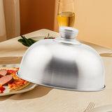 Maxbell Melting Dome Burger Cover Flat Top Griddle Lid for Picnic Steak Dinner Party 19.5x8.2cm